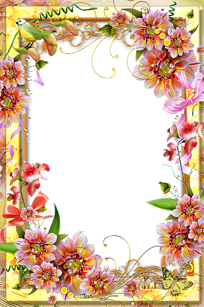 This png image - Yellow Transparent Frame, is available for free download