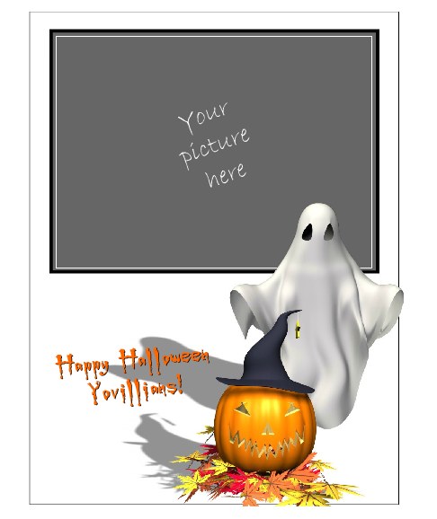 This jpeg image - halloween-pumpkin-ghost-frame2, is available for free download