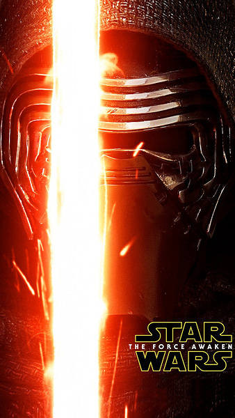 This jpeg image - Kylo Ren Star Wars 7 The Force Awakens Smartphone Wallpaper, is available for free download