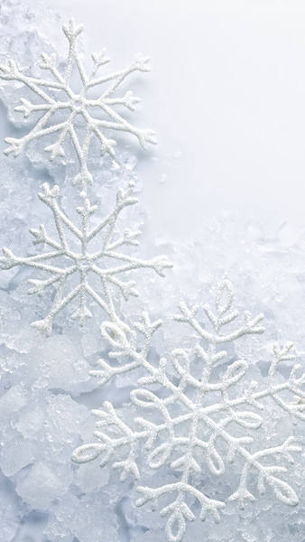 This jpeg image - Snowflakes iPhone 7 Plus Wallpaper, is available for free download