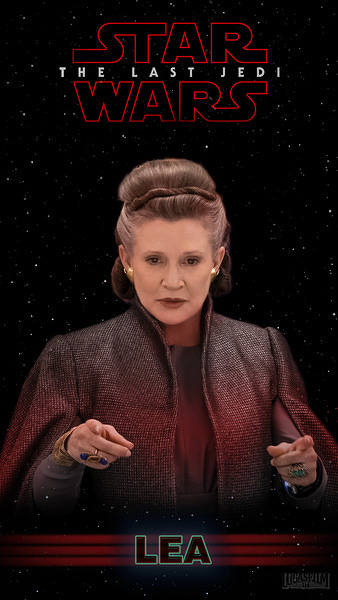 This jpeg image - Star Wars The Last Jedi Lea Smartphone Wallpaper, is available for free download