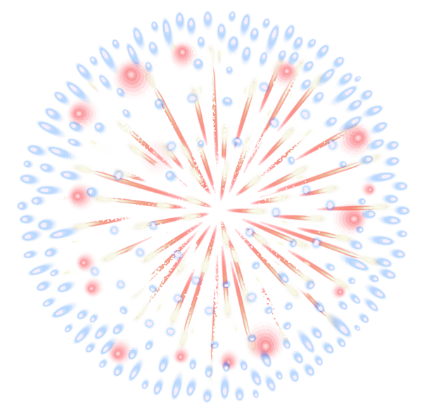 This png image - 4th July Firework PNG Clipart, is available for free download