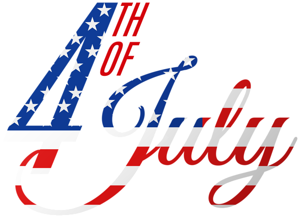 This png image - 4th of July Text PNG Clipart, is available for free download