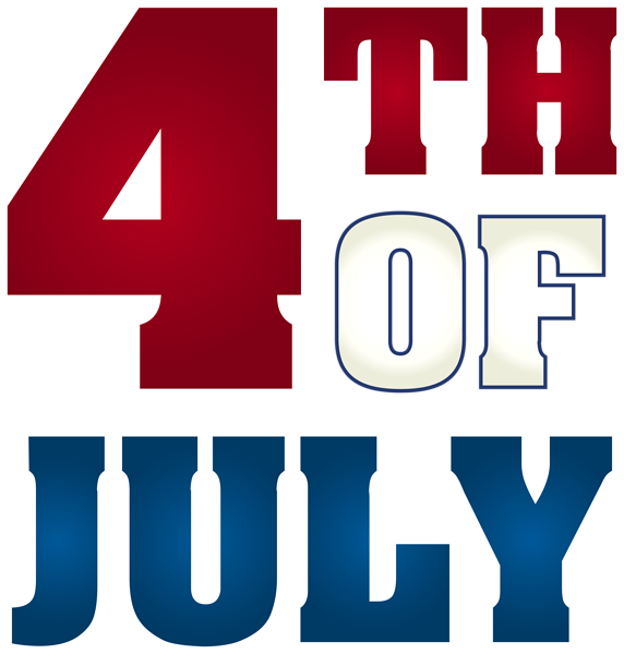 This png image - 4th of July Text PNG Clipart Image, is available for free download