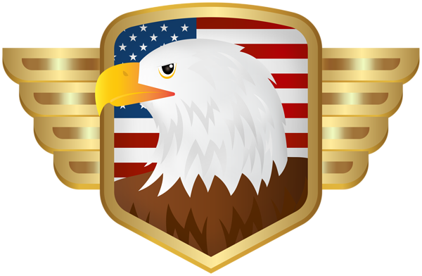 This png image - American Eagle Badge PNG Clipart, is available for free download