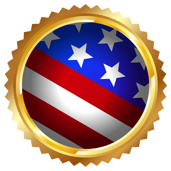 This png image - American Flag Seal Transparent PNG Clip Art Image, is available for free download