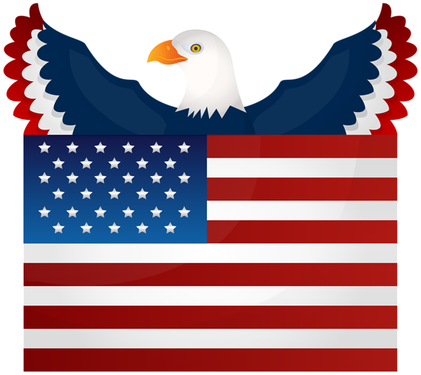This png image - American Flag and Eagle PNG Clip Art Image, is available for free download