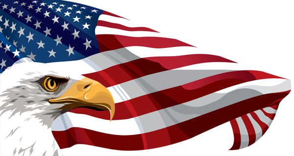 This png image - American Flag and Eagle Transparent PNG Clip Art Image, is available for free download