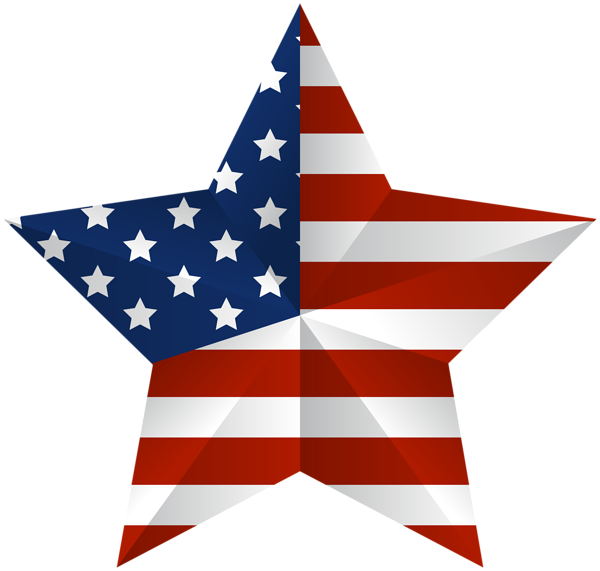 American Star Flag PNG Clipart | Gallery Yopriceville - High-Quality ...