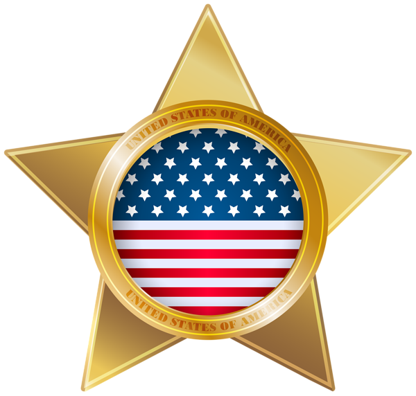 This png image - American Star PNG Clip Art Image, is available for free download