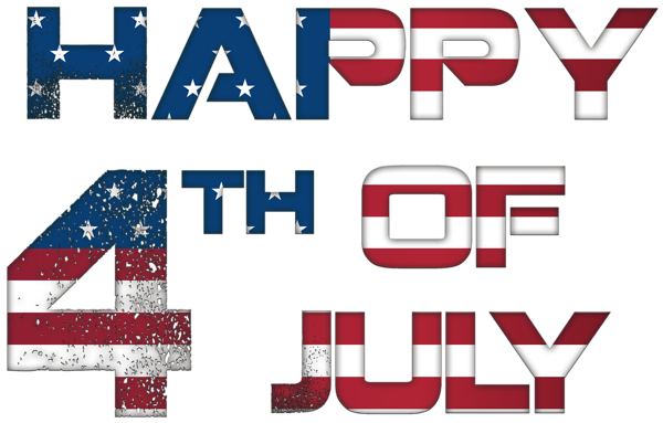 This png image - Happy 4th July USA PNG Clip Art Image, is available for free download