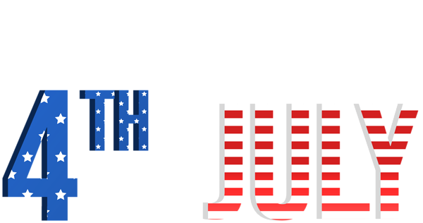 This png image - Happy 4th of July PNG Clipart, is available for free download