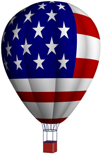 This png image - USA Air Baloon PNG Image, is available for free download