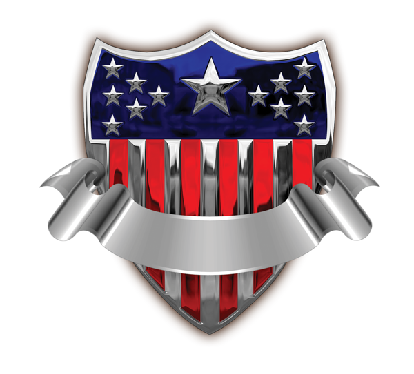 This png image - USA Badge with Banner Transparent PNG Clip Art Image, is available for free download