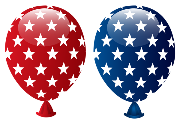 This png image - USA Balloons Decoration PNG Clipart Image, is available for free download