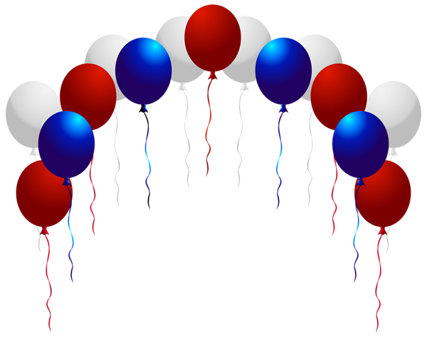 This png image - USA Balloons PNG Clip Art Image, is available for free download