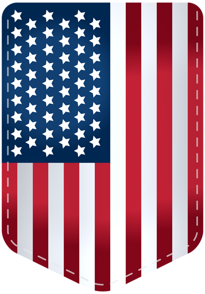 This png image - USA Flag Decor Transparent PNG Clip Art Image, is available for free download