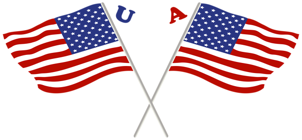 This png image - USA Flags PNG Transparent Clipart, is available for free download