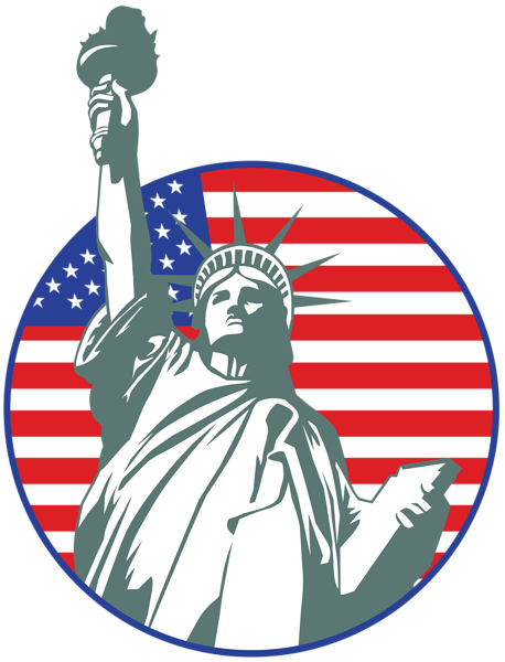 This png image - USA Statue of Liberty Stamp PNG Clip Art Image, is available for free download