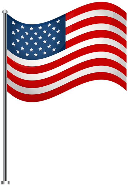 This png image - USA Waving Flag Transparent PNG Clip Art Image, is available for free download