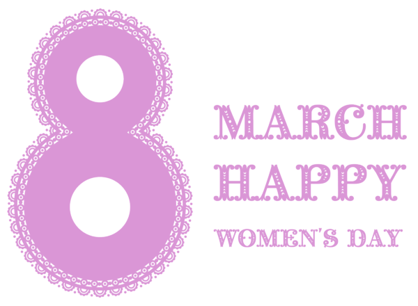 This png image - 8 March Womens Day PNG Clipart Picture, is available for free download