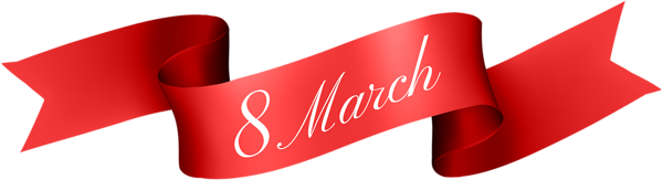 This png image - 8 of March Banner PNG Clip Art Image, is available for free download
