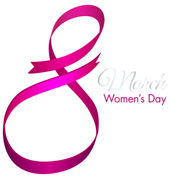This png image - Happy March 8 Womens Day PNG Clip Art Image, is available for free download