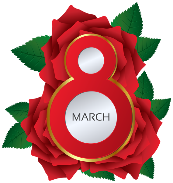 This png image - March 8 Red Roses PNG Clipart Image, is available for free download