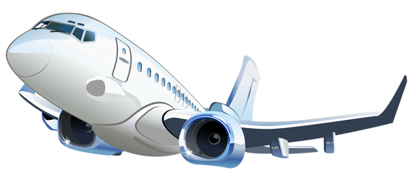 airplane transparent vector clipart