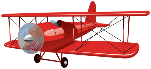 This png image - Small Airplane Red Transparent Image, is available for free download