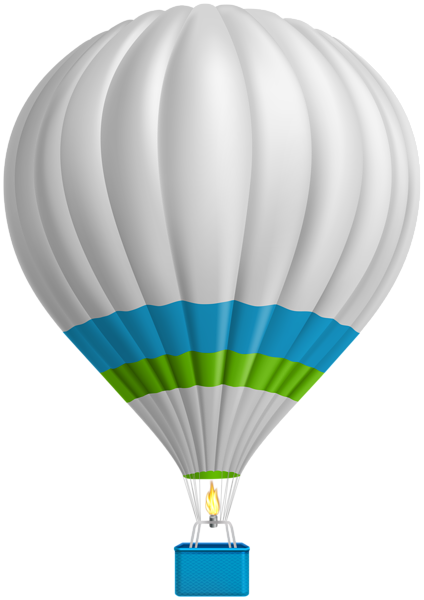 This png image - White Hot Air Balloon PNG Clipart, is available for free download