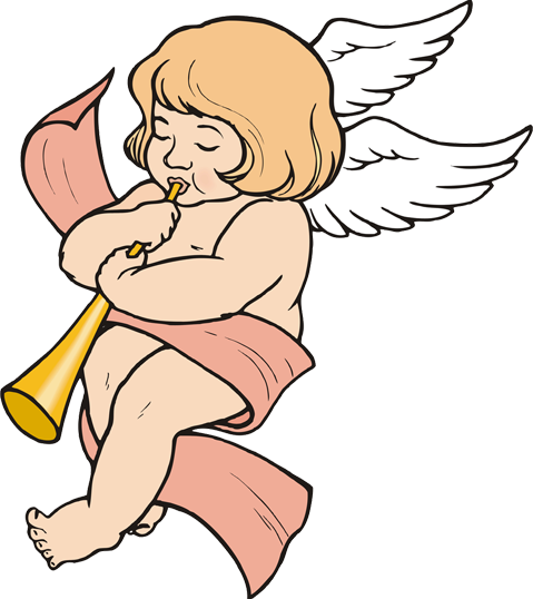 This png image - Angel with Horn PNG Picture, is available for free download