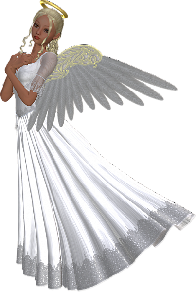This png image - Beautiful Angel 3D Clipart, is available for free download