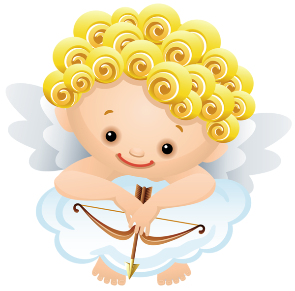 This png image - Cartoon Angel with Bow PNG Clipart, is available for free download