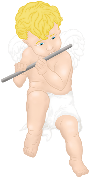 This png image - Cupid Angel PNG Clipart, is available for free download