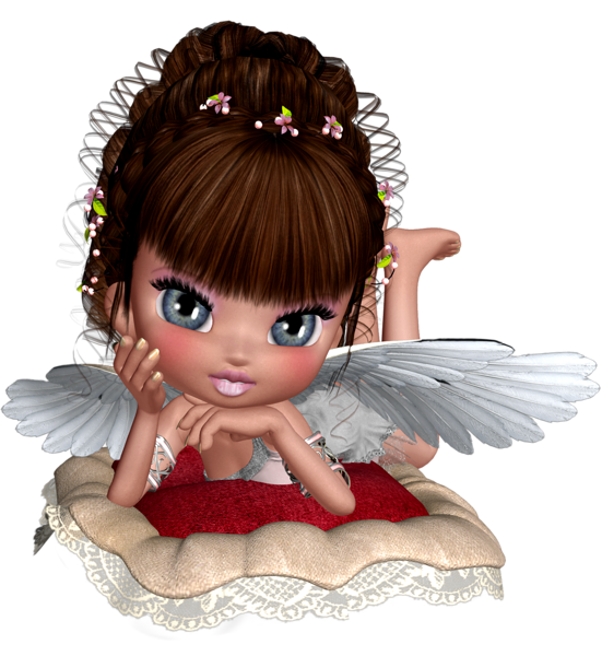This png image - Cute 3D Angel PNG Picture, is available for free download