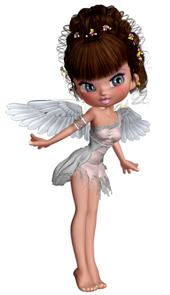 This png image - Cute 3D Little Angel PNG Picture, is available for free download