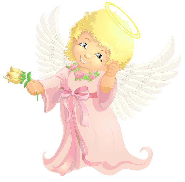This png image - Cute Angel Transparent PNG Clipart, is available for free download