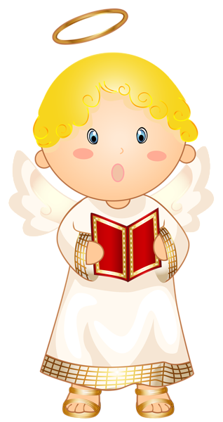 This png image - Little Angel Caroler Transparent PNG Clip Art Image, is available for free download