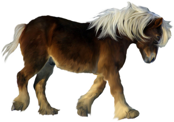 This png image - Brown Pony 3D PNG Clipart, is available for free download