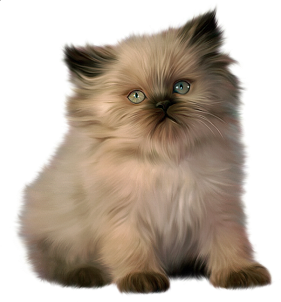 This png image - Cute Little Kitty Clipart, is available for free download