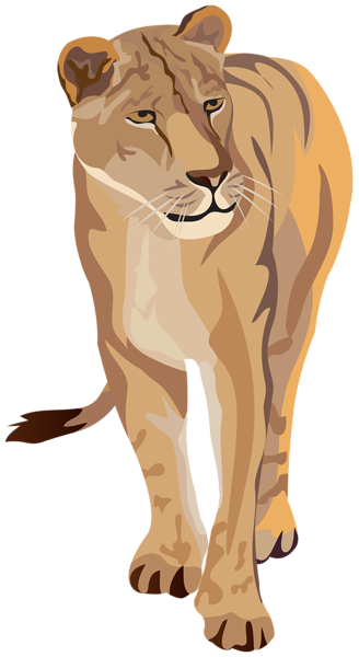 This png image - Lioness Clipart Image, is available for free download