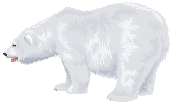 This png image - White Polar Bear Transparent PNG Clip Art Image, is available for free download