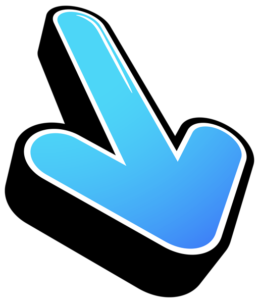 This png image - 3D Arrow Blue Transparent PNG Clip Art Image, is available for free download