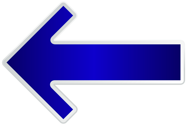 This png image - Arrow Blue Left Transparent PNG Clip Art Image, is available for free download