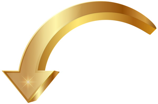 This png image - Arrow Gold PNG Clip Art Image, is available for free download