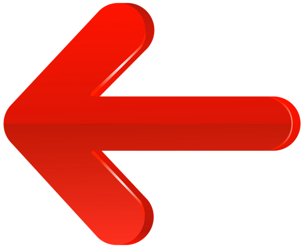 This png image - Arrow Left Red PNG Transparent Clip Art Image, is available for free download