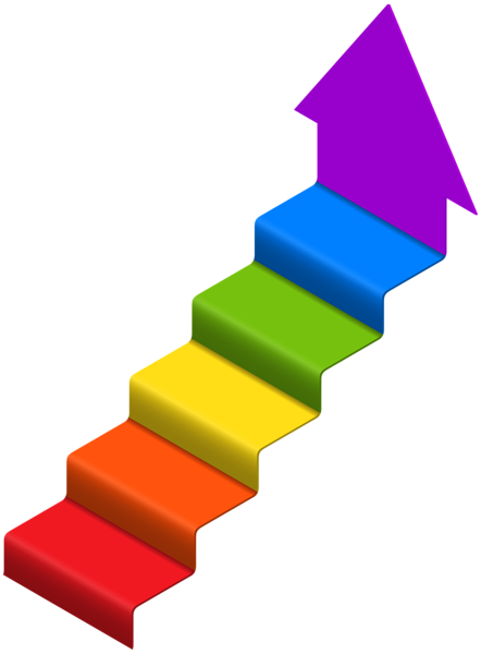 This png image - Arrow Stairs PNG Clip Art Image, is available for free download
