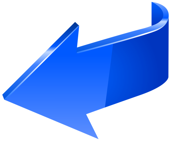 This png image - Blue Arrow Left Transparent PNG Clip Art Image, is available for free download