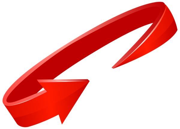 Red Circle Arrow Transparent PNG Clip Art Image | Gallery ...